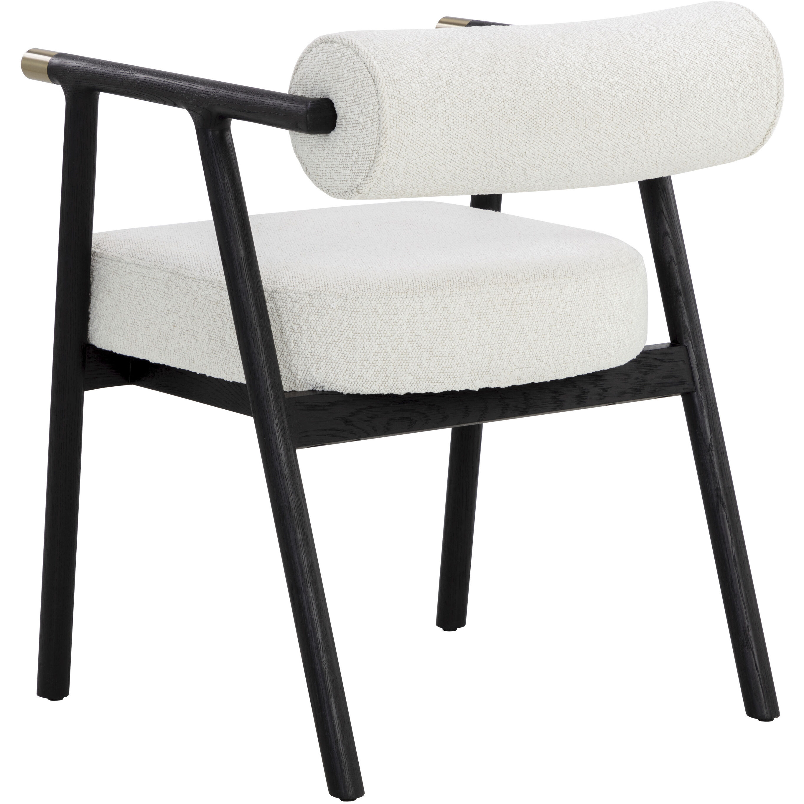 Sova Black / Copenhagen White Dining Armchair